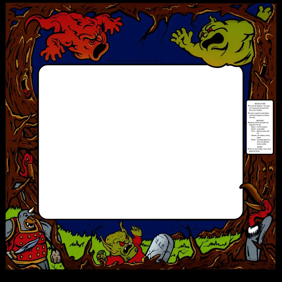 Ghost-N-Goblins Arcade Bezel 1