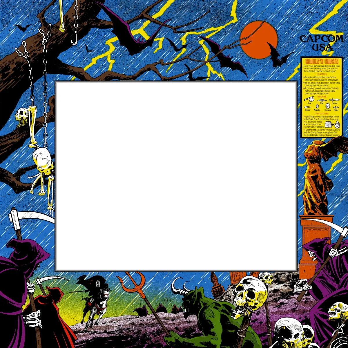 Ghouls N Ghosts Capcom Arcade Bezel 1