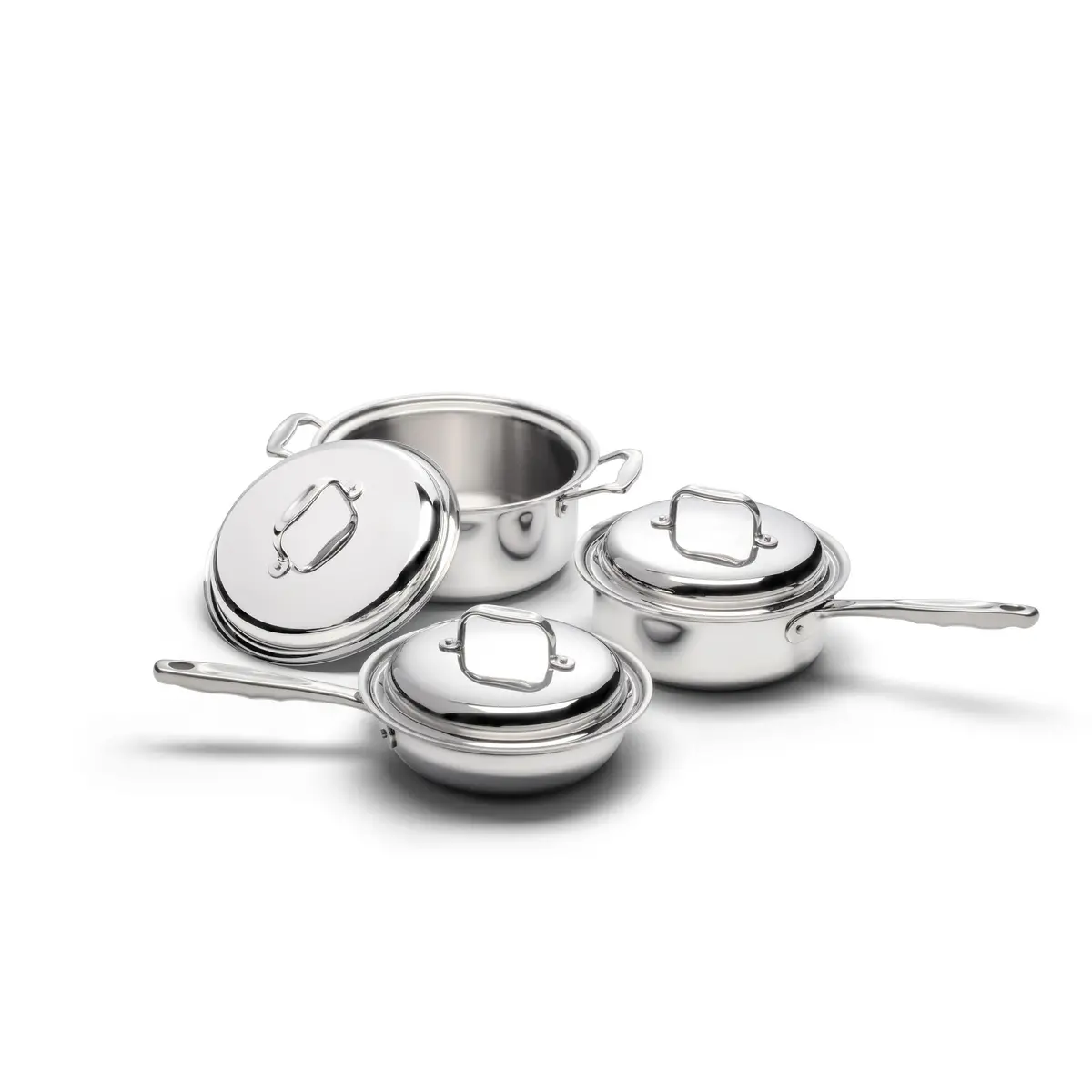 360 Cookware 6 Piece Stainless Steel Cookware Set 1