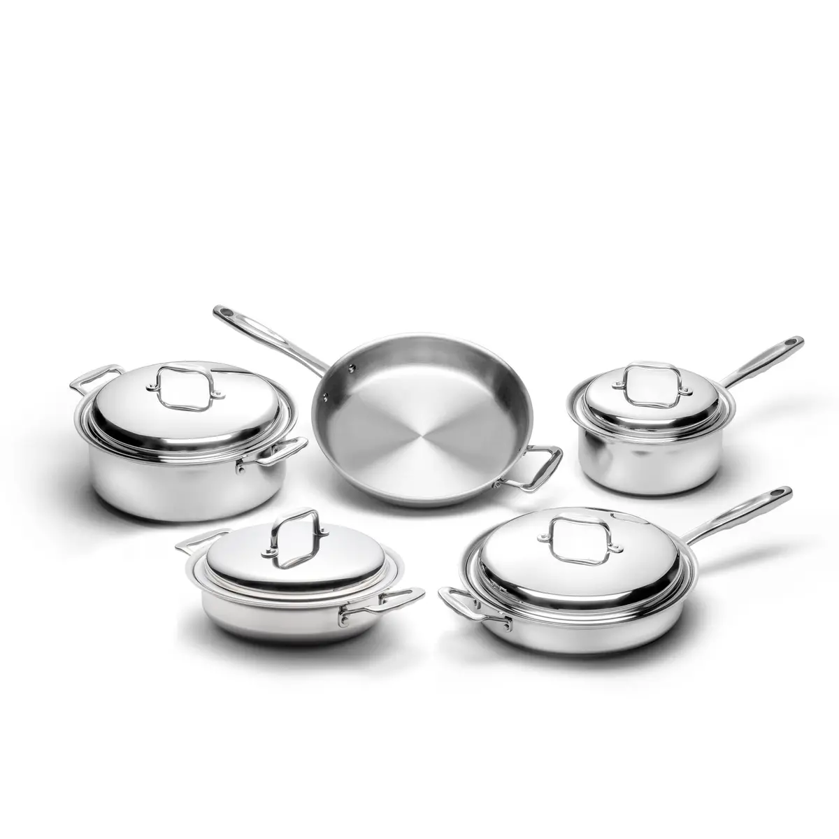 360 Cookware 9 Piece Stainless Steel Cookware Set 1