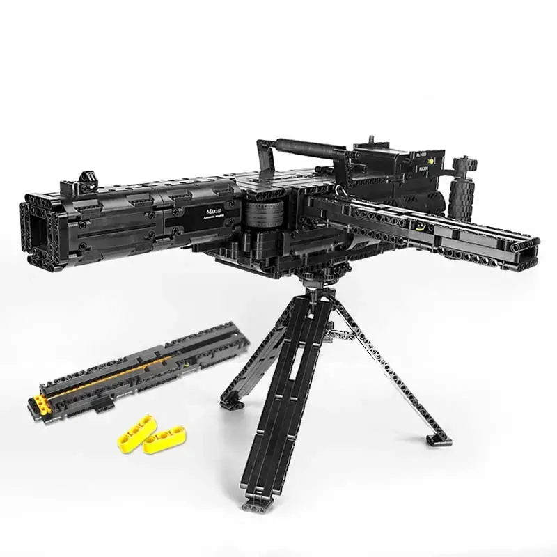 Mouldking 14009 Maxim Machine Gun Brick 1