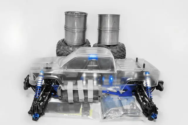 Hb-Mte2 Hobao Hyper Mt Plus Ii Monster Truck Arr Roller, Clear Body 1