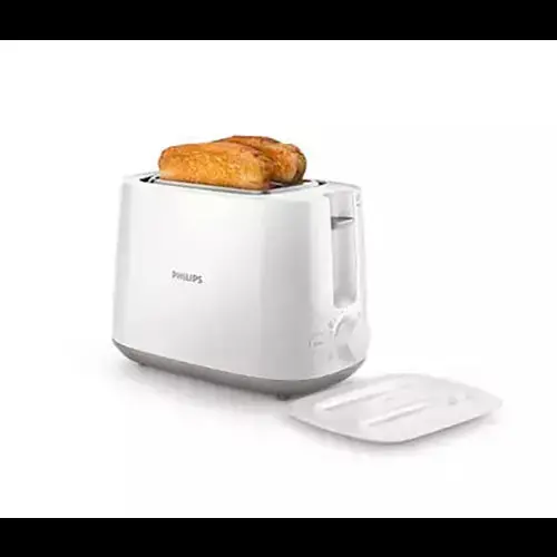 Refurbished Philips Two Slice Pop Up Toaster With Bun Warmer - Hd2582/00 1