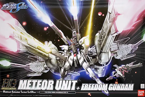 Hg 1/144 Meteor Unit + Freedom Gundam 1