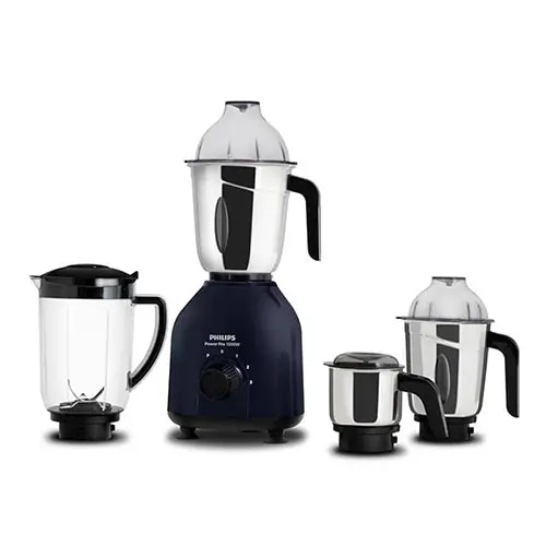 Philips 1000 Watt Mixer Grinder With Quick Cool Ventilation For Longer Motor Life And 4 Jars - Hl7714/01 - Emp 1