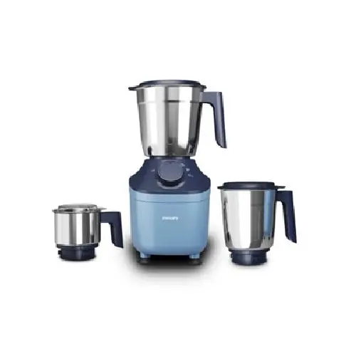 Philips 800 Watt Powerful Motor Mixer Grinder With Microgrind Technology In Blue Colour - Hl7773/01 - Emp 1