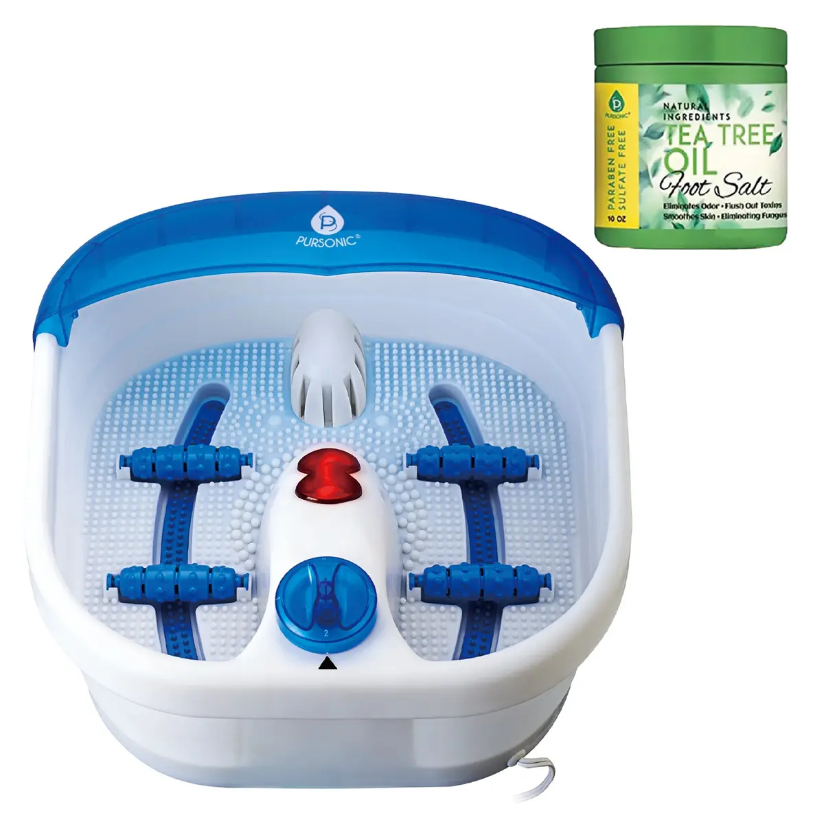 Pursonic Foot Spa Massager With Tea Tree Oil Foot Salt Scrub (Heating Function) 1