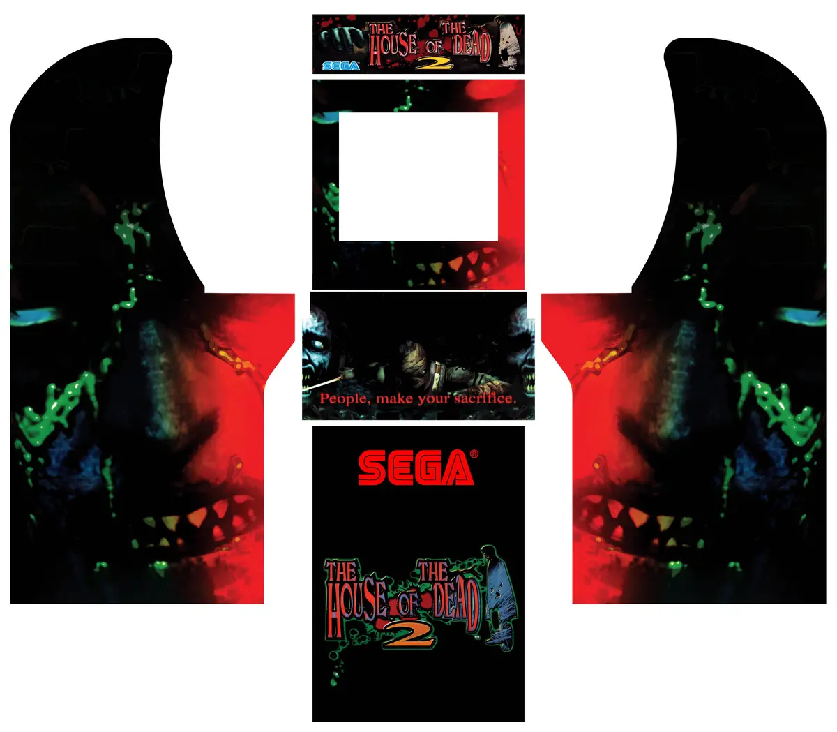 Arcade1up - House Of The Dead 2 Art 1