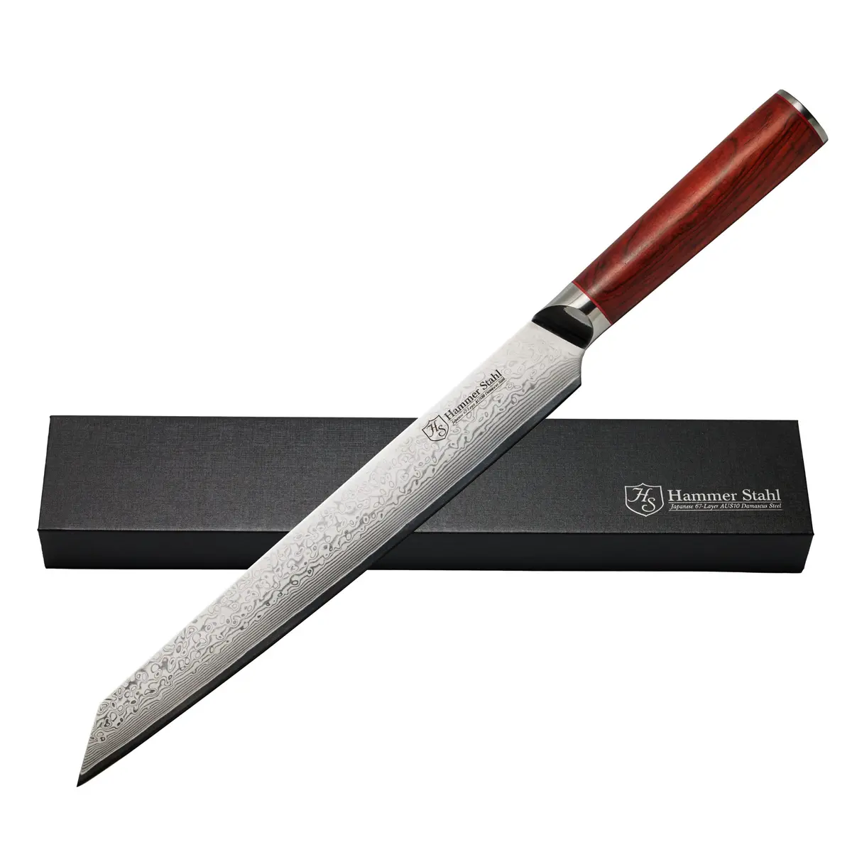 Heritage Steel Hammer Stahl 10" Slicer - Damascus Series 1