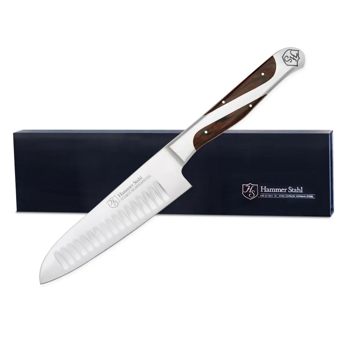 Heritage Steel Hammer Stahl 4.5" Santoku 1