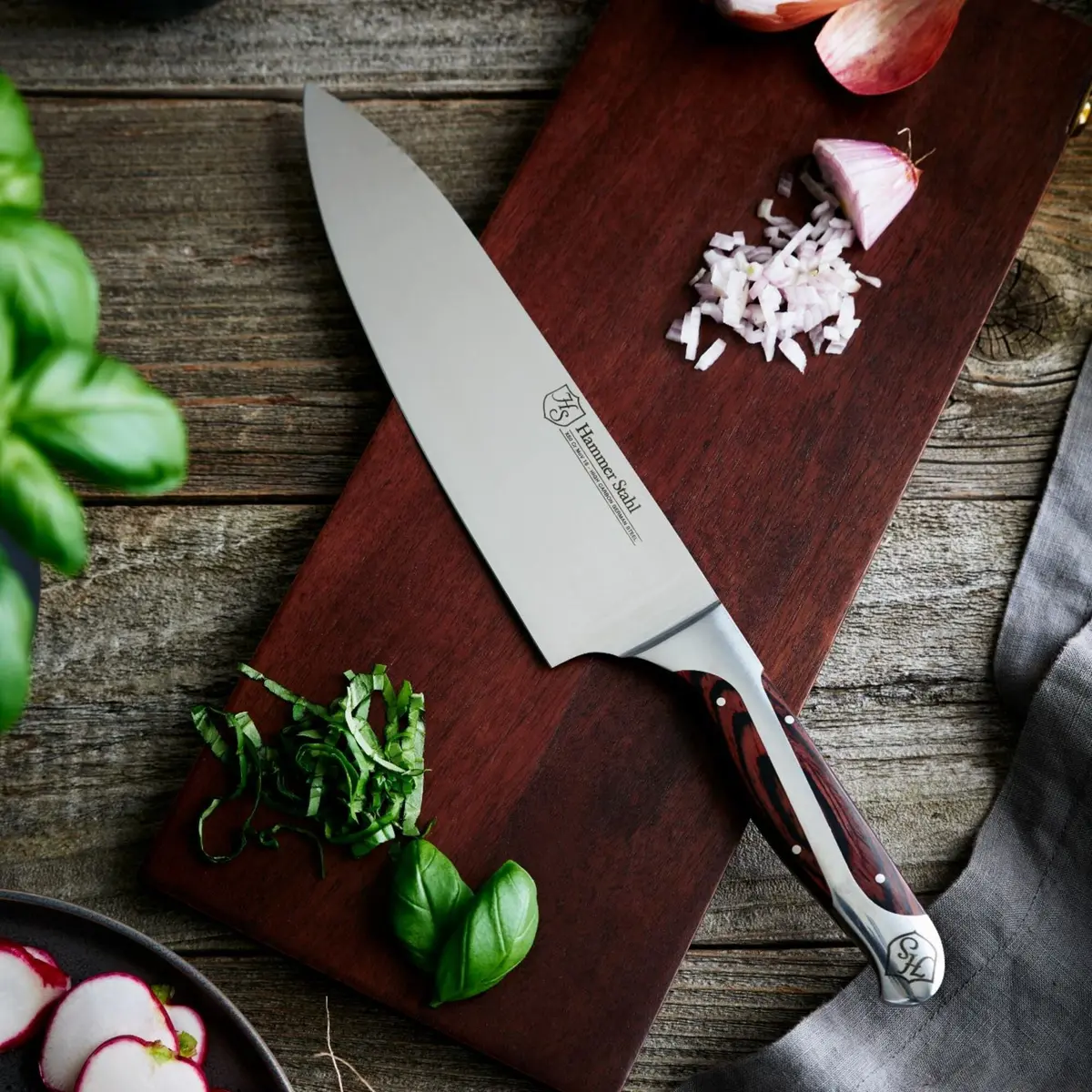 Heritage Steel Hammer Stahl 8" Chef Knife 2