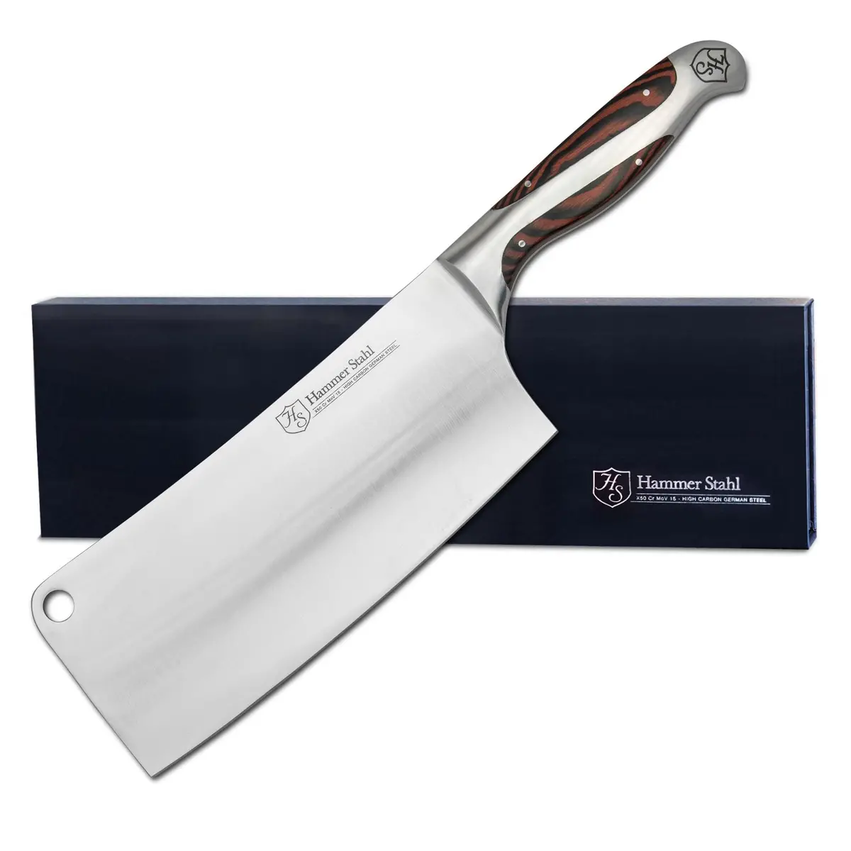 Heritage Steel Hammer Stahl 8" Cleaver 1