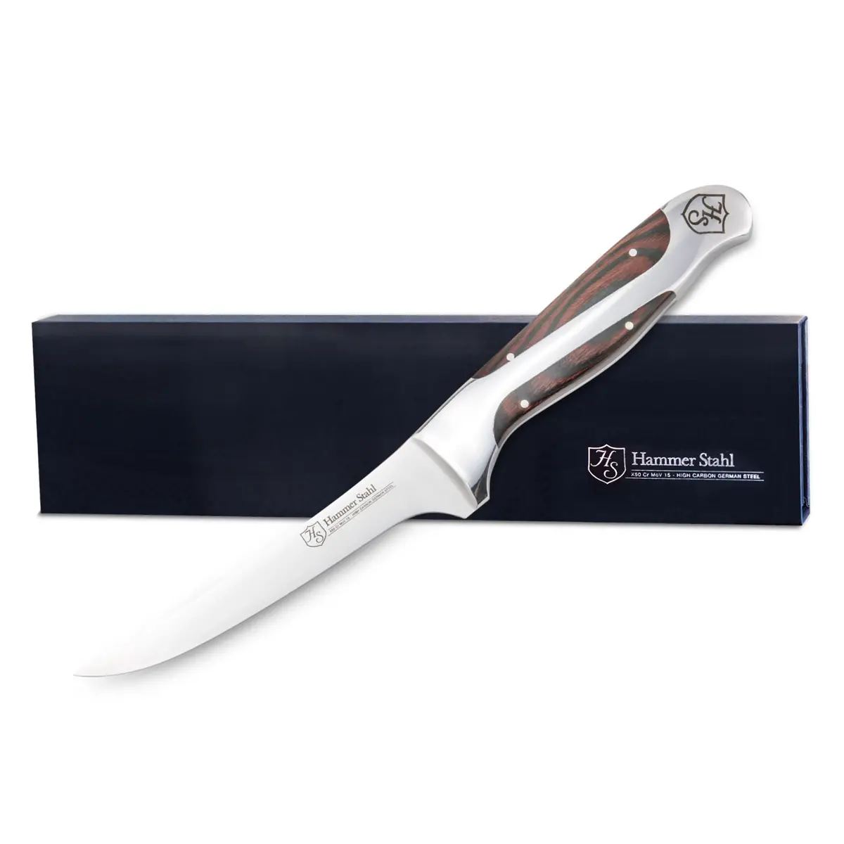 Heritage Steel Hammer Stahl 6" Boning Knife 1