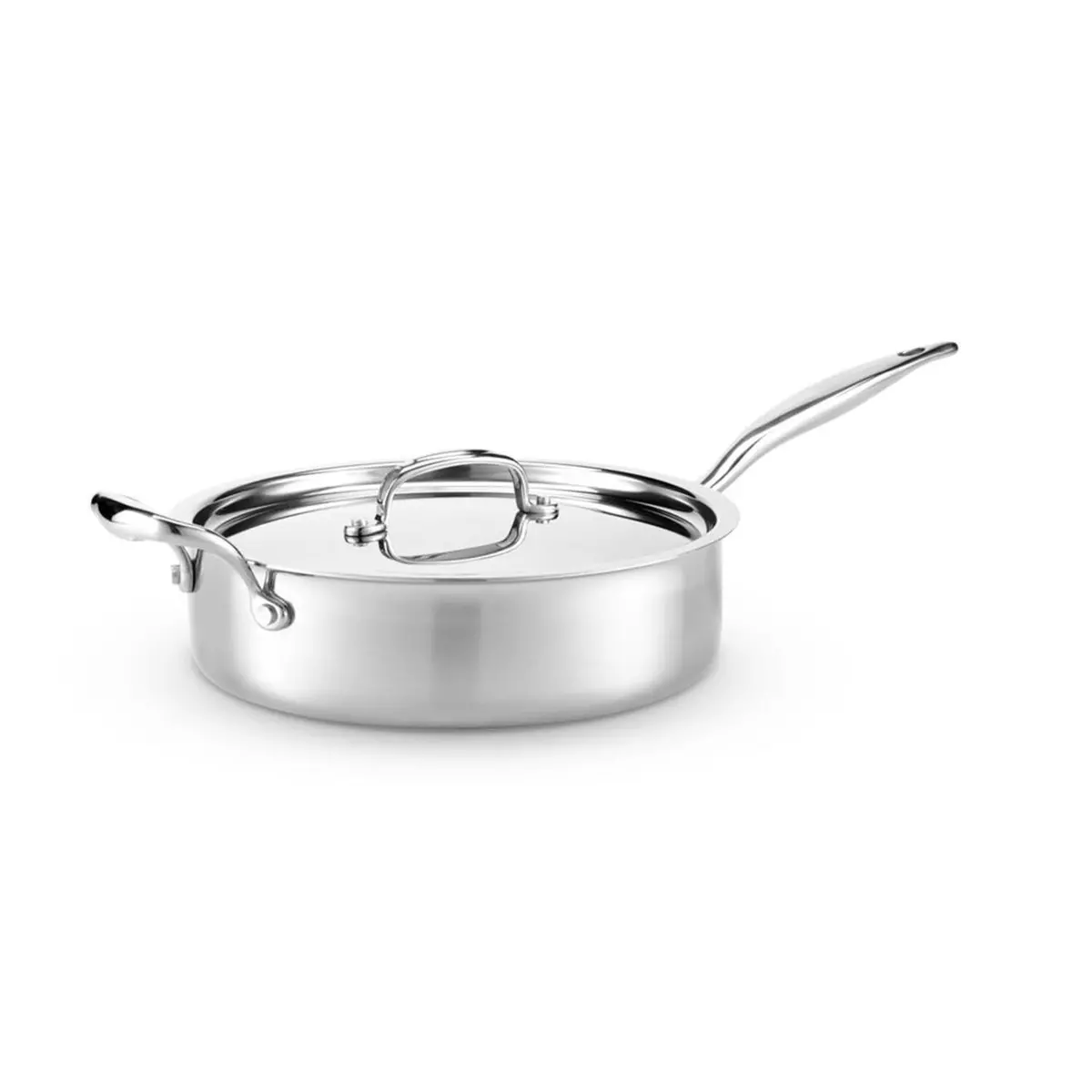 Heritage Steel Titanium Series 4 Quart Sauté With Lid 1