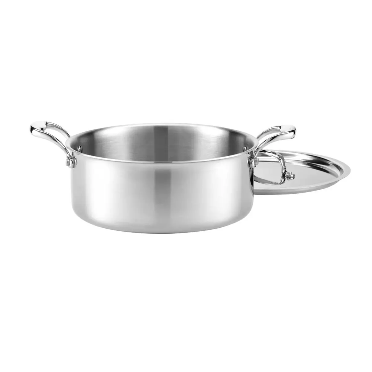 Heritage Steel Titanium Series 6 Quart Rondeau With Lid 2