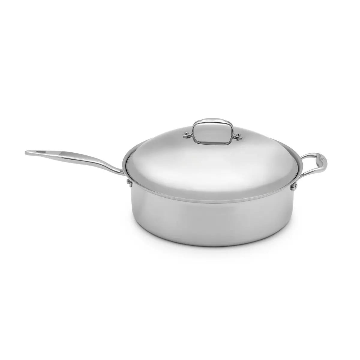 Heritage Steel Titanium Series 8 Quart Family Sauté With Lid 1