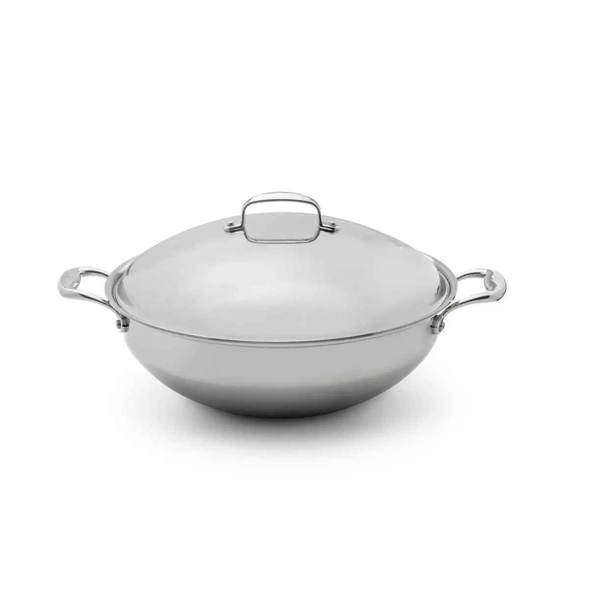 Heritage Steel Titanium Series 13.5" Wok With Lid 1