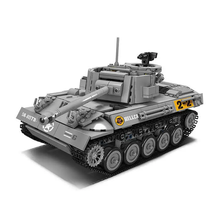 Mouldking M18 Hellcat Tank Destroyer Brick 1