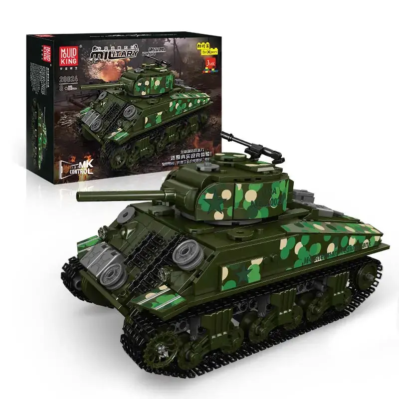 Mould King 20024 M4 Sherman Tank Brick 1