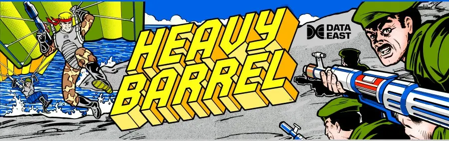 Heavy Barrell Arcade Marquee 1
