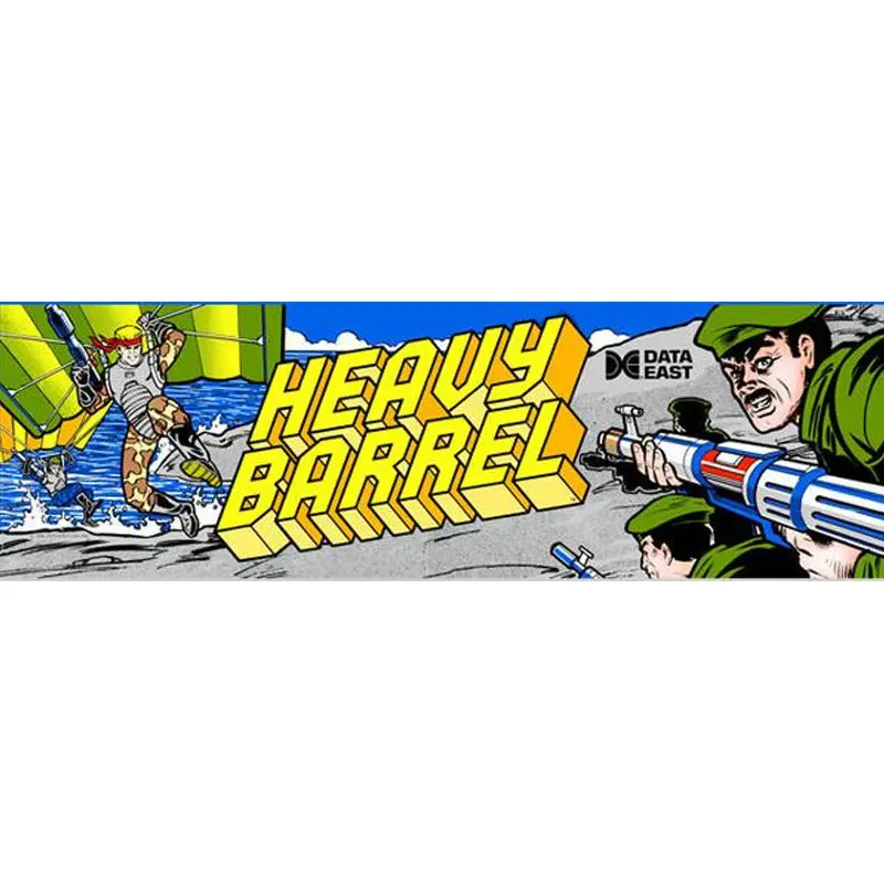 Heavy Barrel Arcade Marquee 1