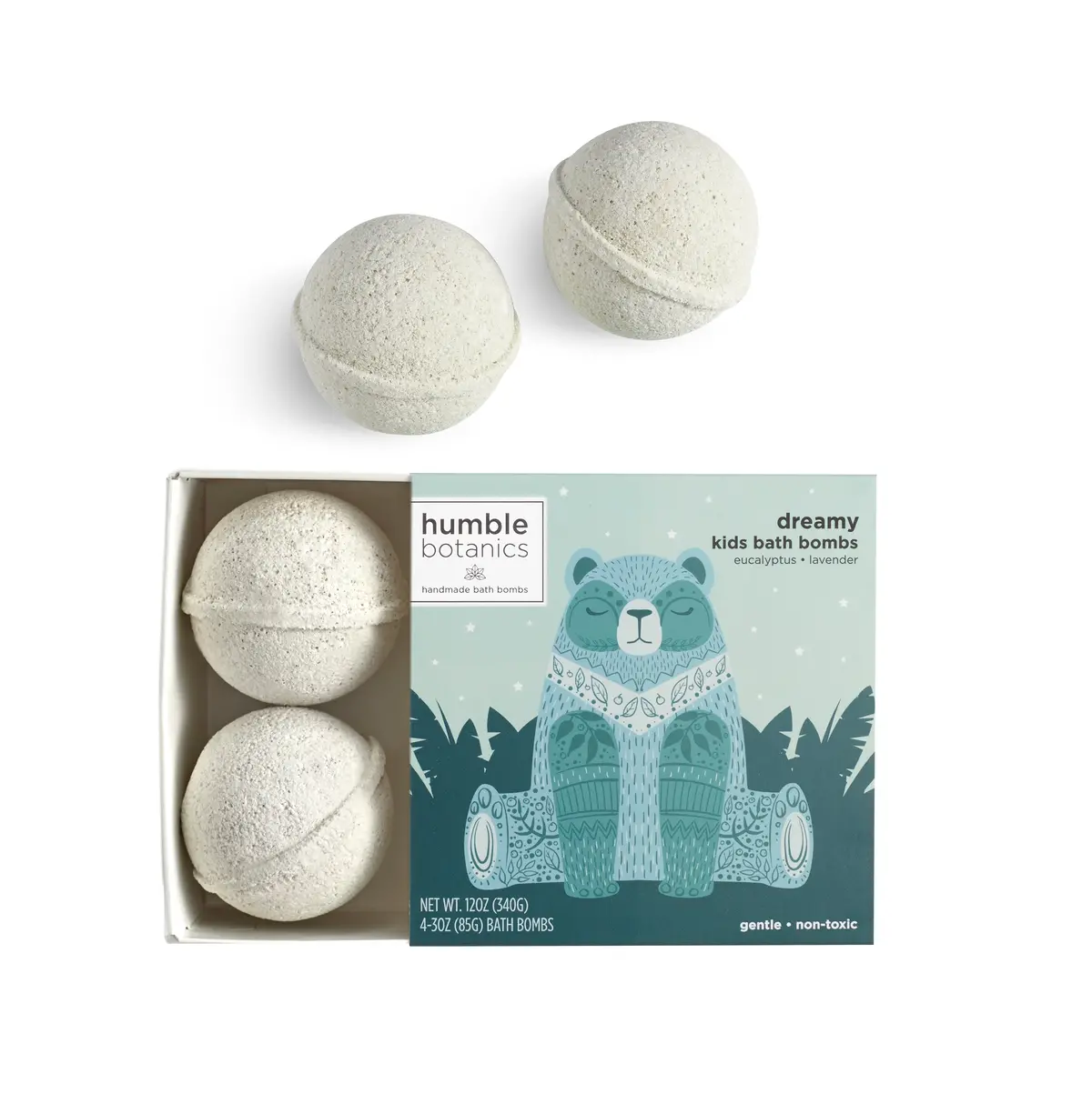 Humble Organics Kids Dreamy Bath Bomb Set – Relax & Unwind 1