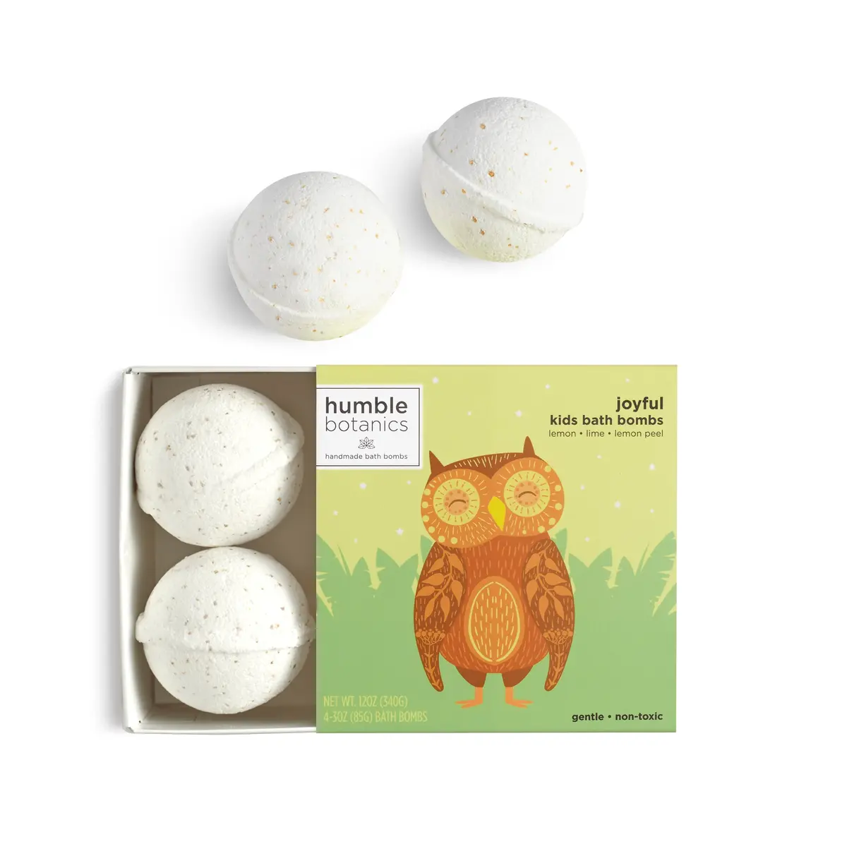 Humble Organics Kids Joyful Bath Bomb Set – Bright & Energizing 1