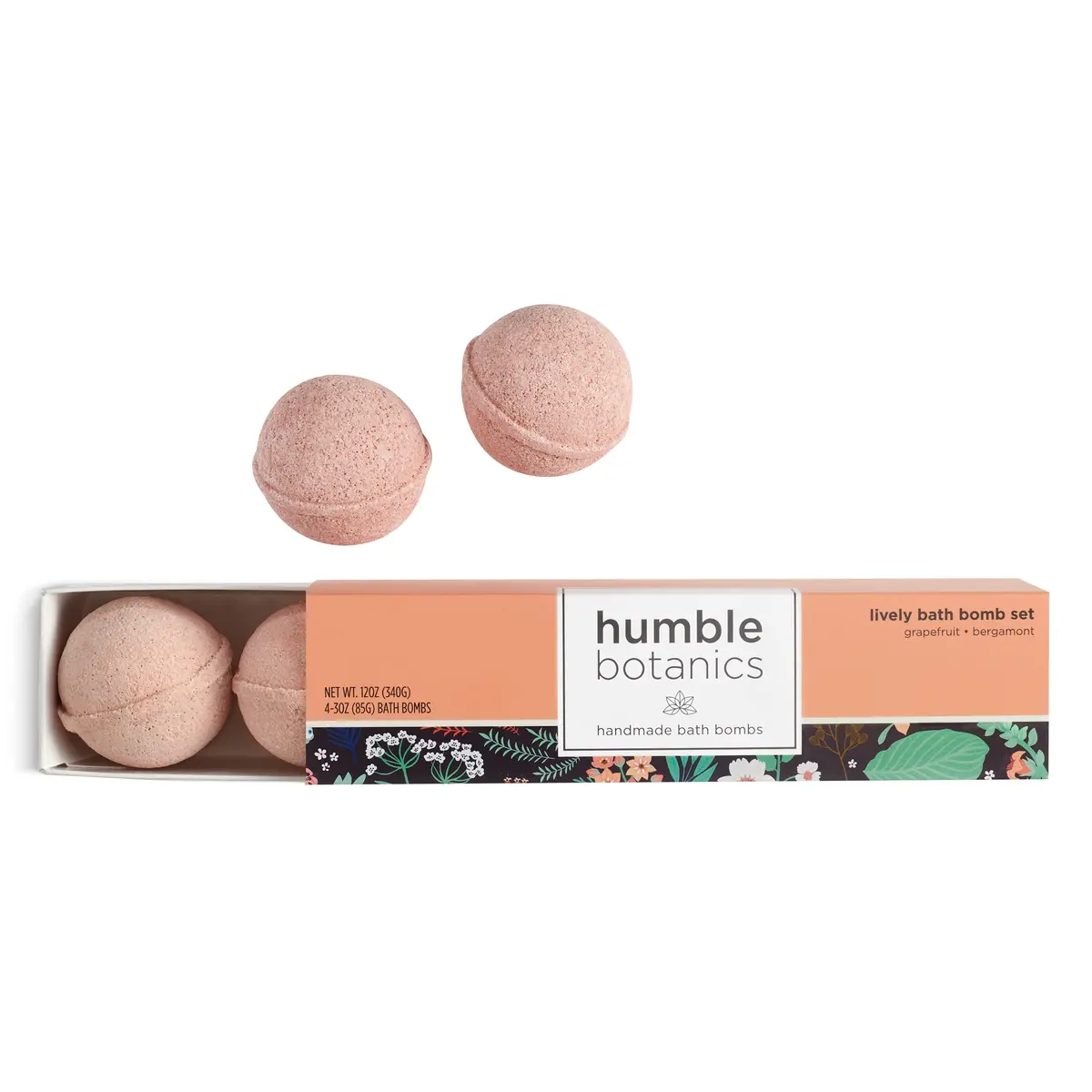 Humble Organics Lively Bath Bomb Set – A Tropical Escape 1