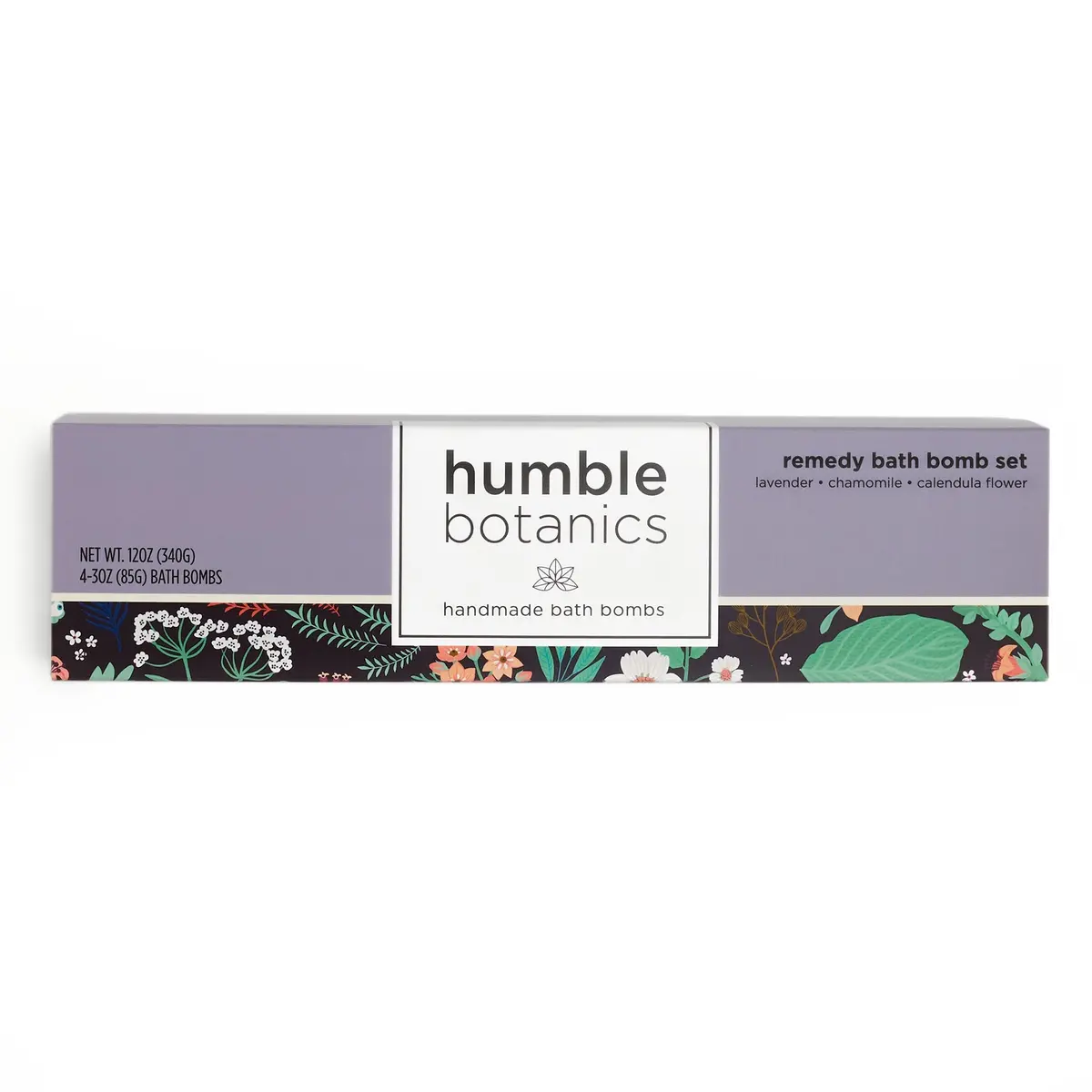 Humble Organics Remedy Bath Bomb Set – Lavender, Chamomile & Calendula For Relaxation 2
