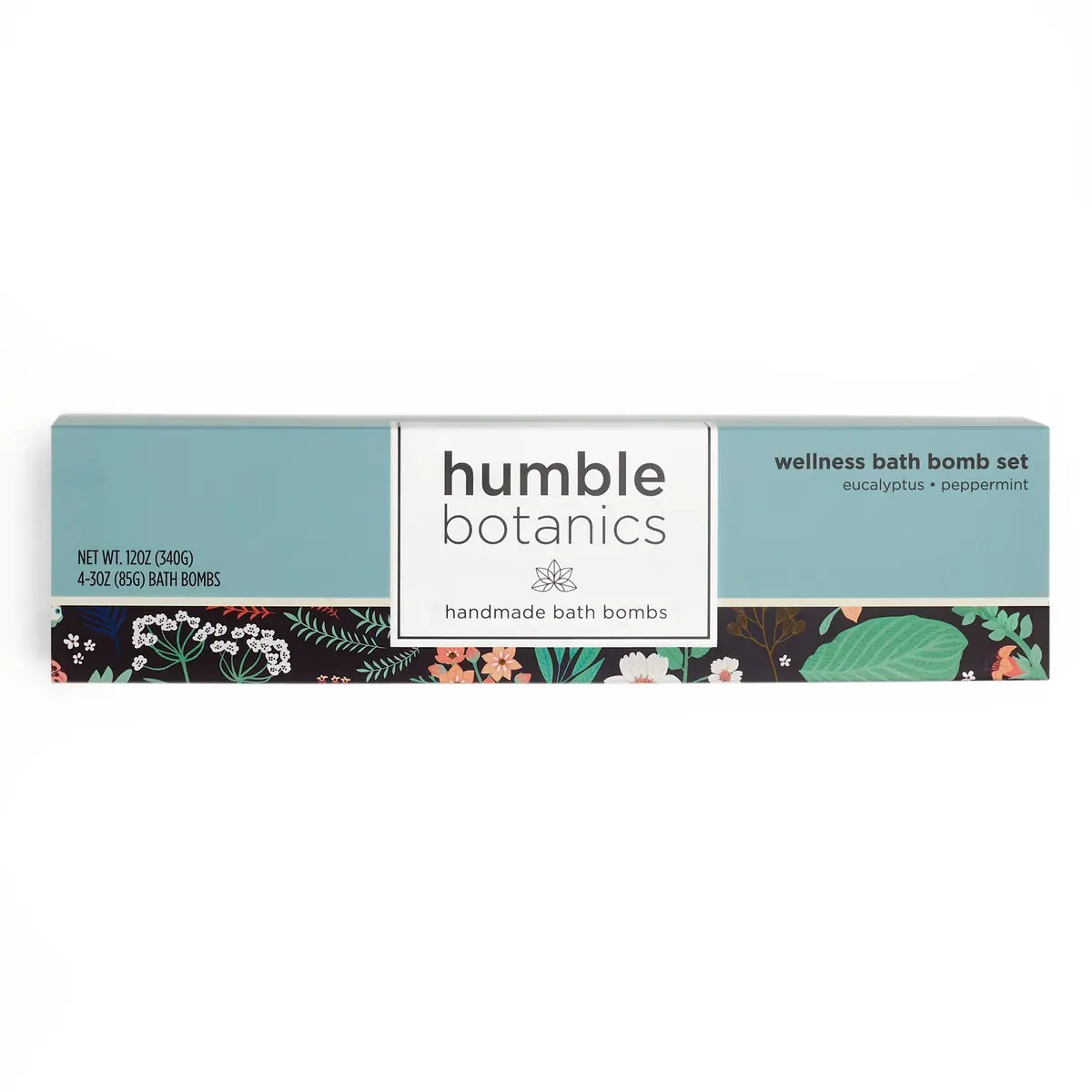 Humble Organics Wellness Bath Bomb Set – Eucalyptus, Peppermint & French Green Clay 2