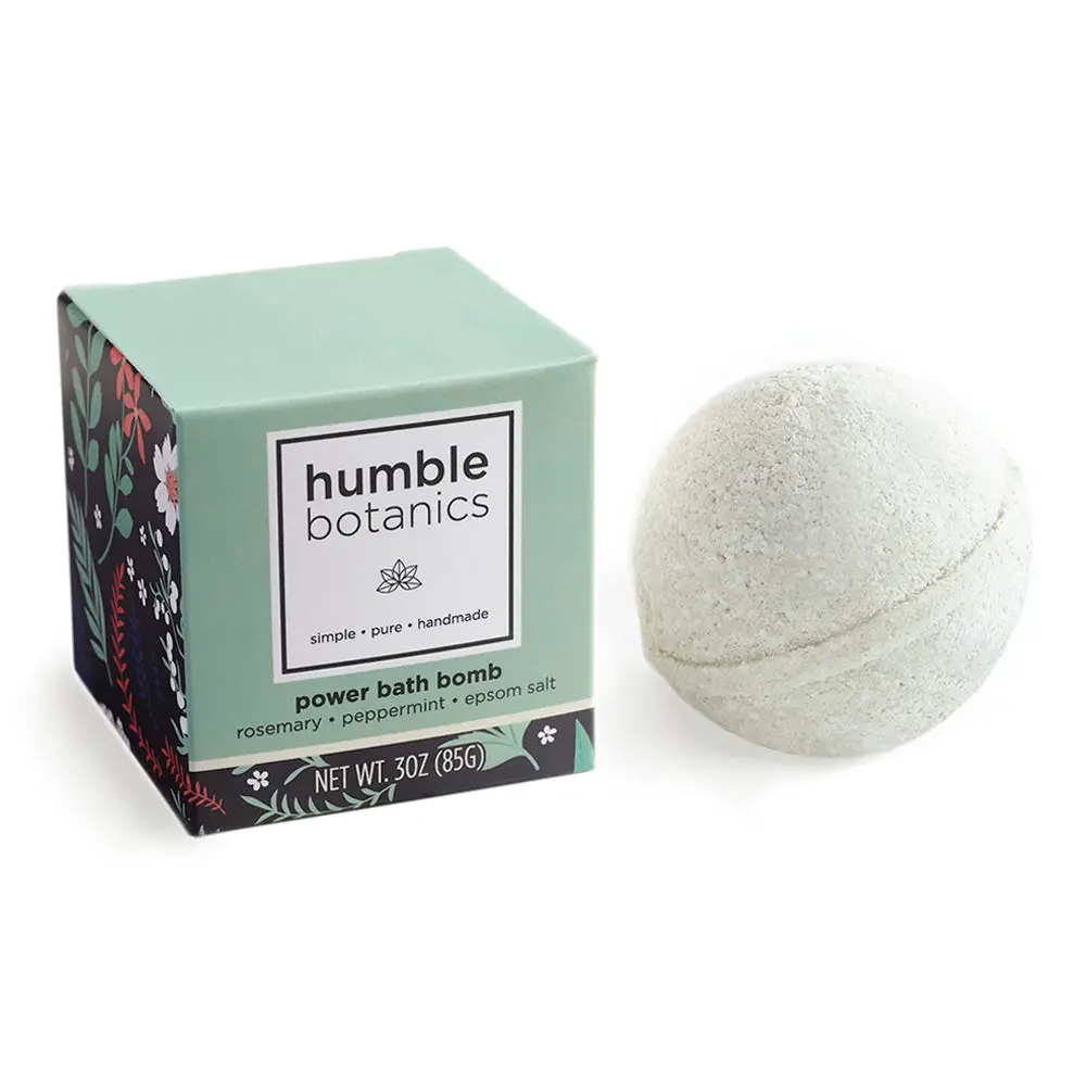 Humble Organics Power Bath Bomb – Rosemary, Peppermint & Epsom Salt Relief 1