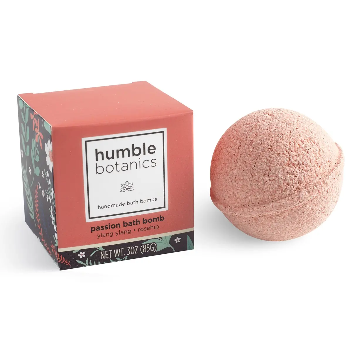 Humble Organics Passion Bath Bomb Single – Indulge In Exotic Luxury 1