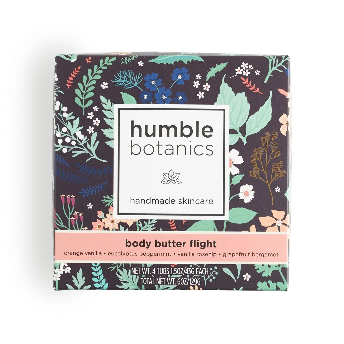 Humble Organics Botanics Body Butter Flight – Nourishing & Aromatic Sampler 2