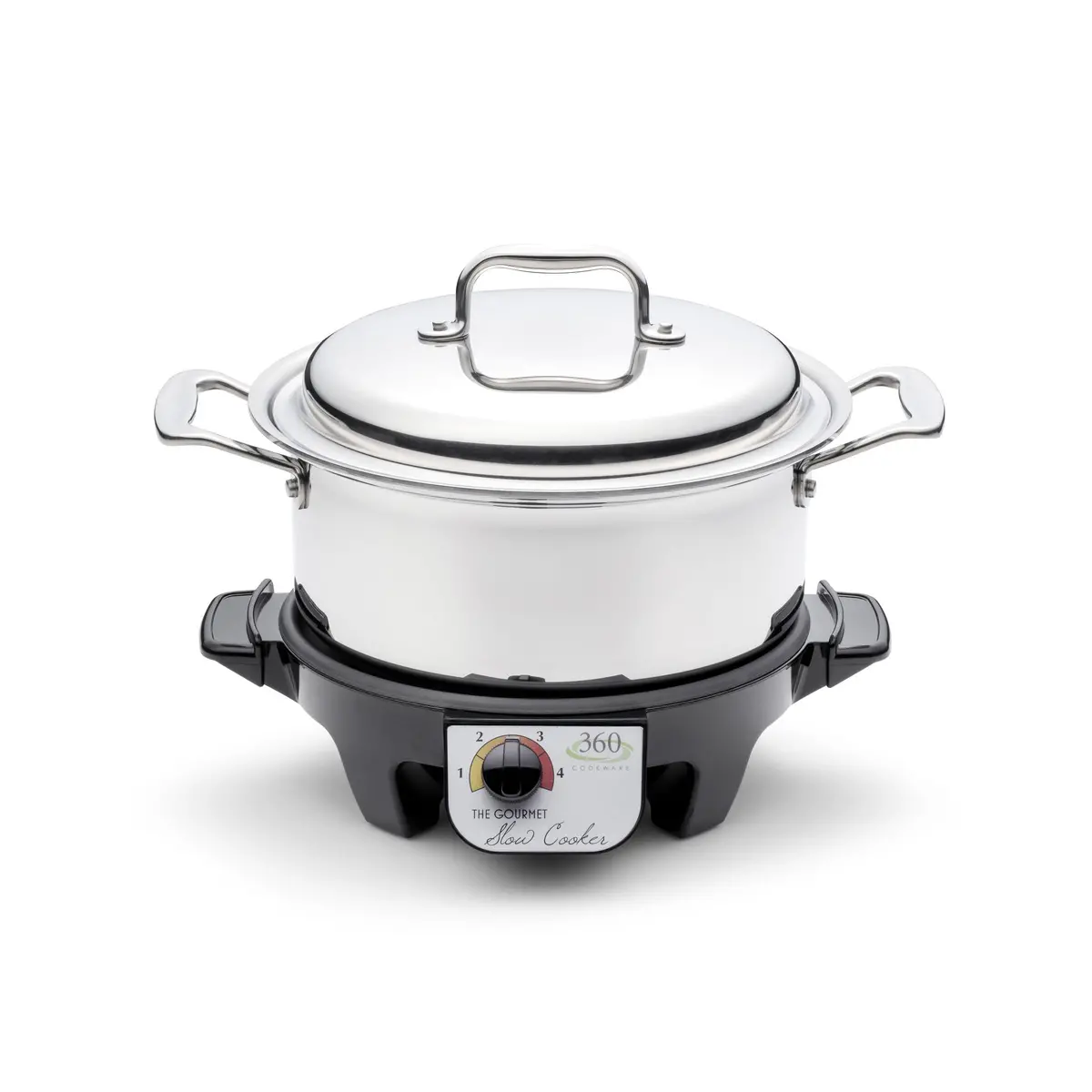 360 Cookware 4 Quart Slow Cooker Set 1