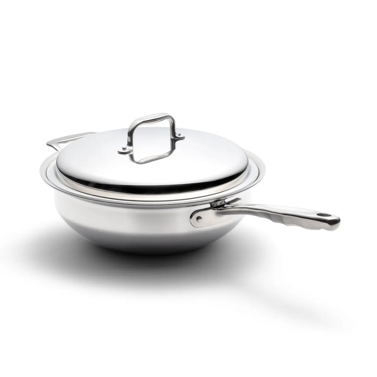360 Cookware 5 Quart Stainless-Steel Wok 1