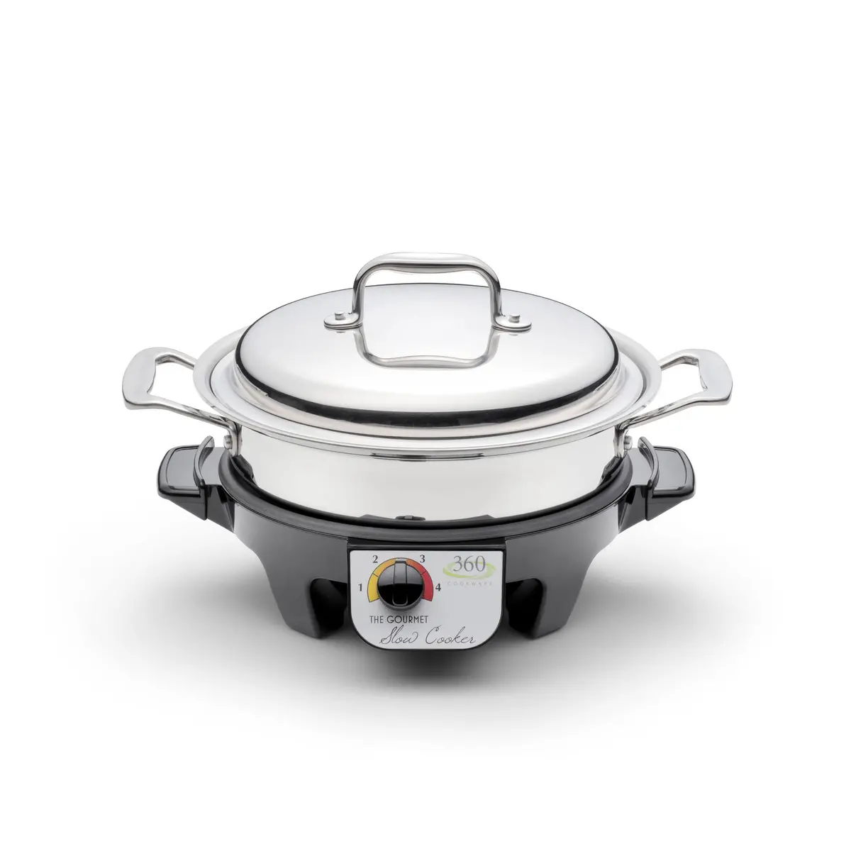 360 Cookware 2.3 Quart Slow Cooker Set 1