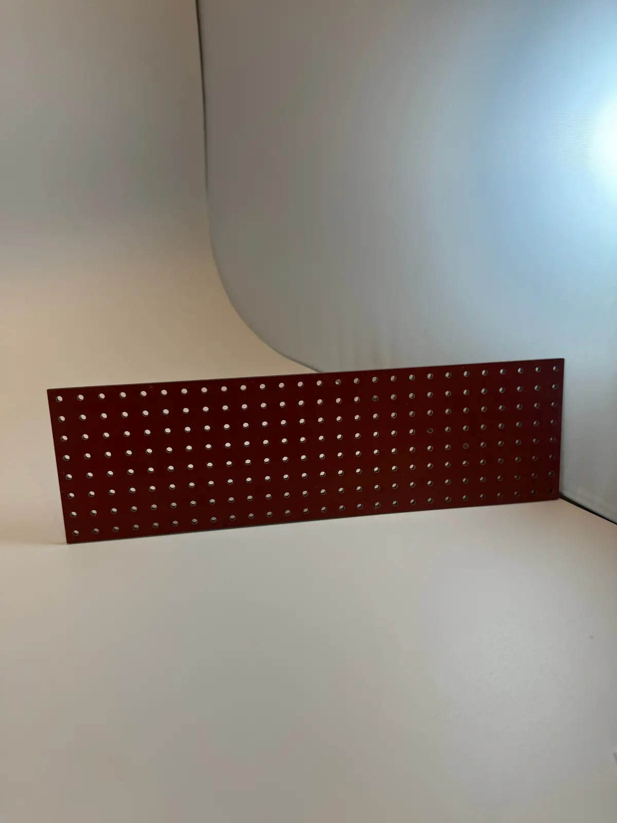 Turret Board - Blank - 216 Holes - 10 1/8" X 3" - Phenolic - Brown 1