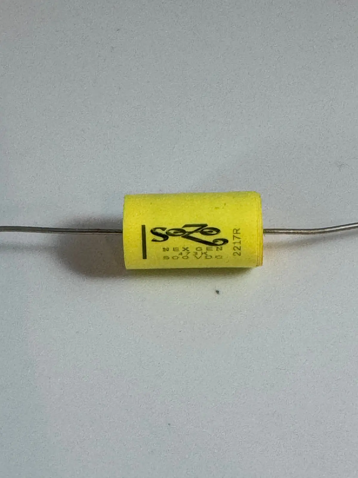 Sozo - 500V - Vintage - Nexgen Yellow Mustard Capacitor .047Uf 1