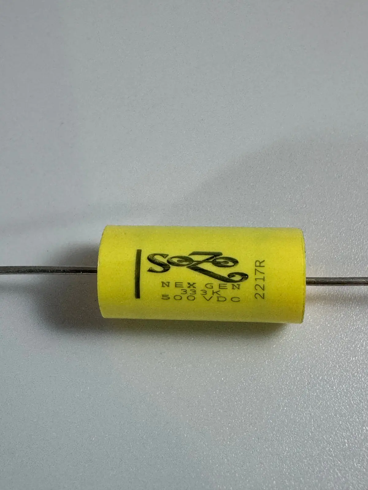 Sozo - 500V - Vintage - Nexgen Yellow Mustard Capacitor .033Uf 1