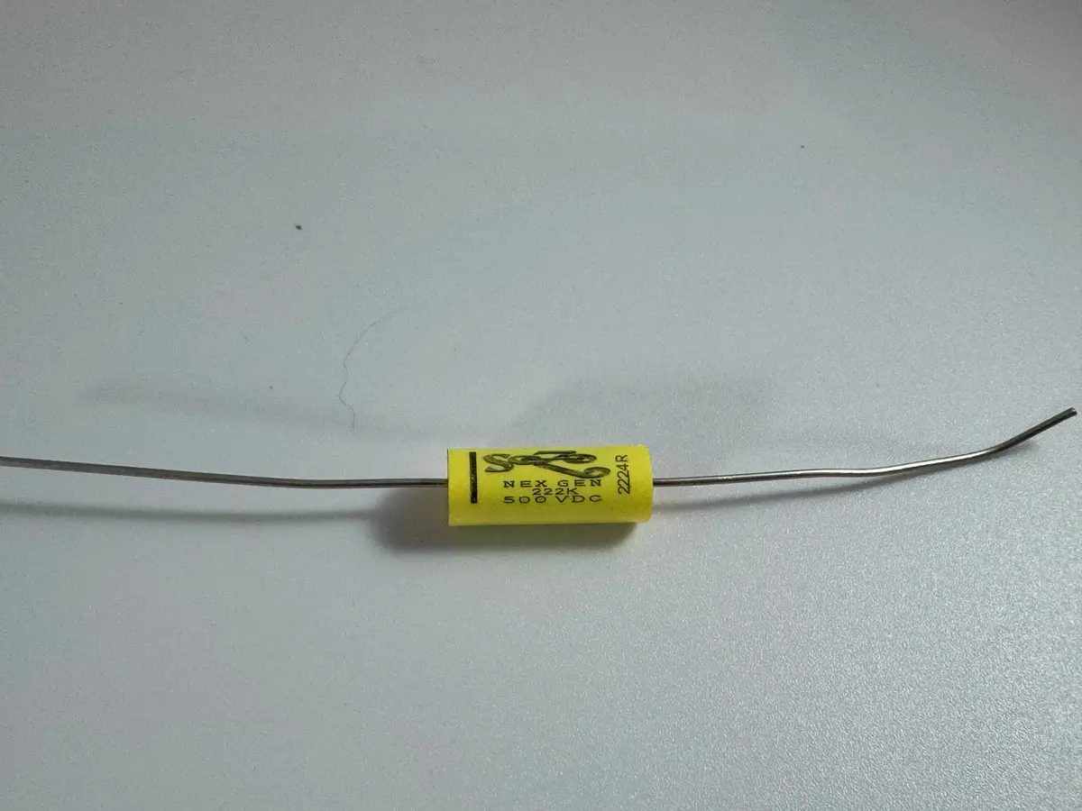 Sozo - 500V - Vintage - Nexgen Yellow Mustard Capacitor .0022Uf 2