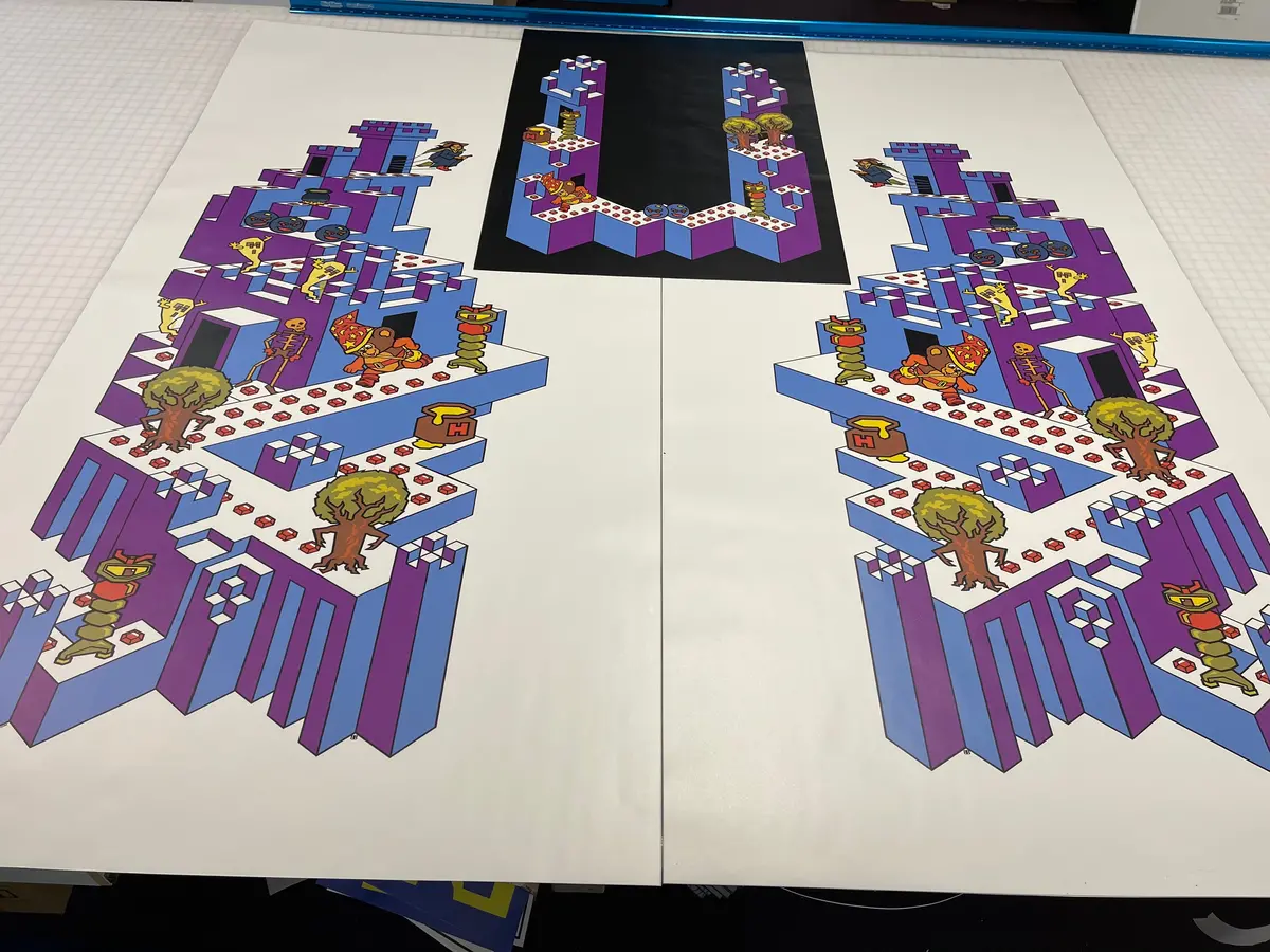 Crystal Castles Side Art & Kick Set Conversion (From A Missile Command) 1