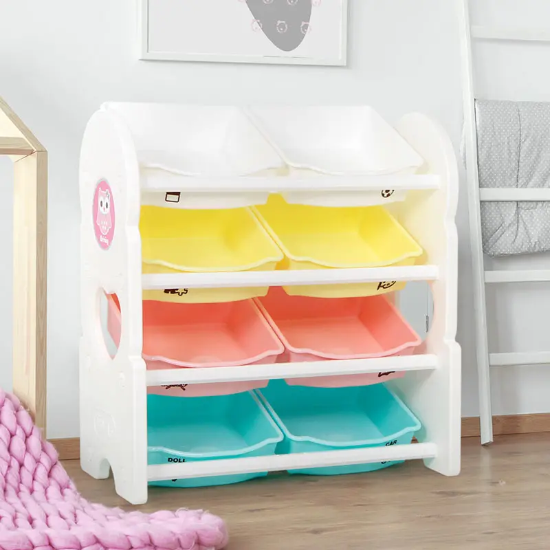 Ifam Briring 4-Shelves Toy Cabinet White 1