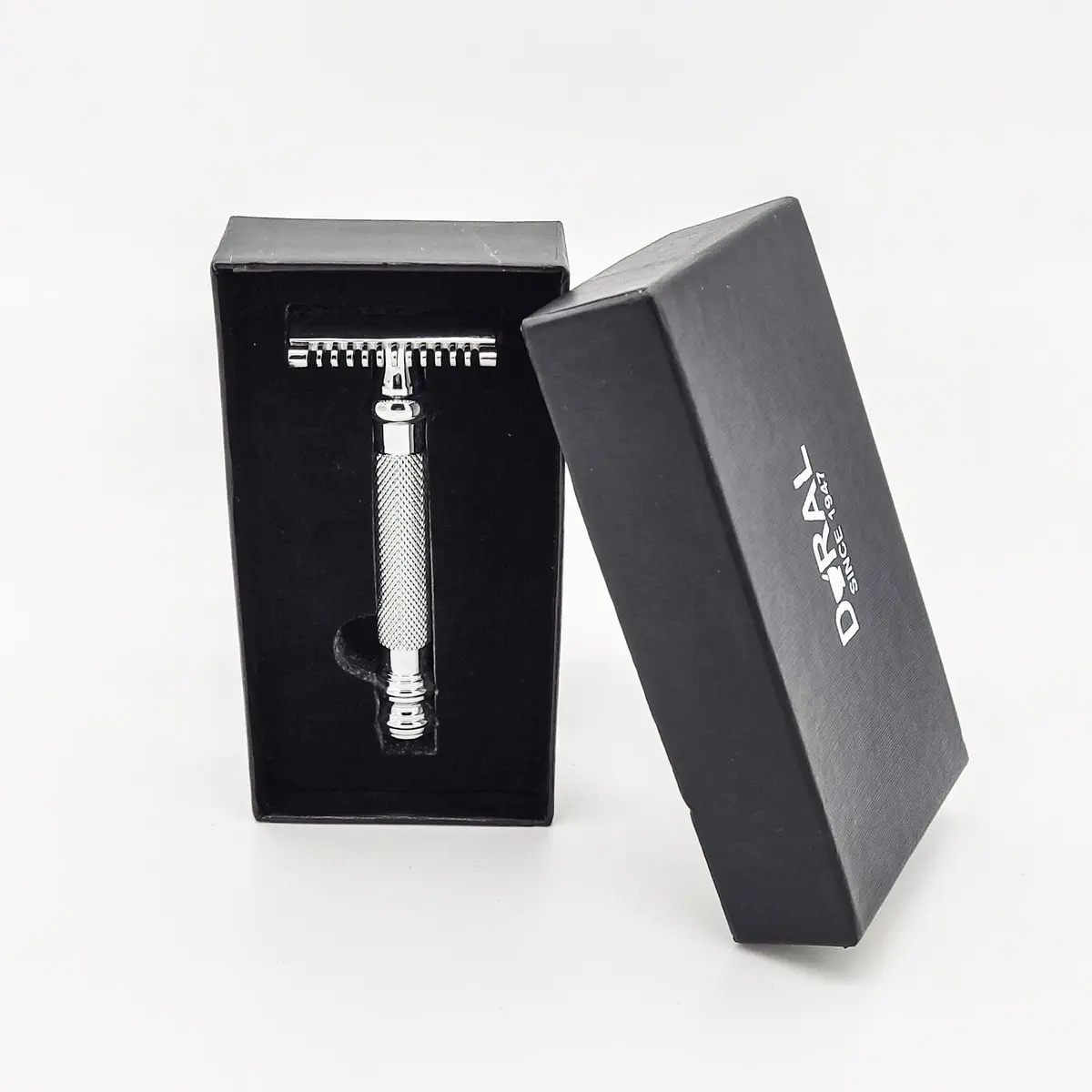 Pasteur Pharmacy Dural Havick Open Comb Double Edge Safety Razor + Pouch 2