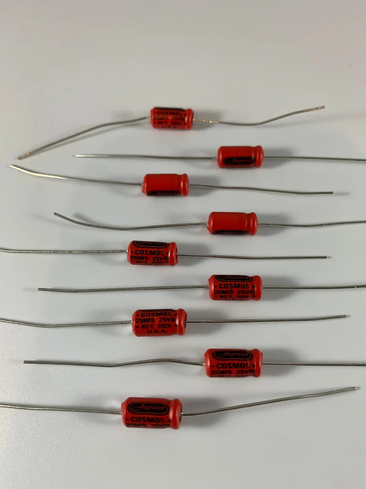 Jupiter Condenser - 25Mfd @ 25V "Cosmos" Electrolytic Axial Capacitor 2