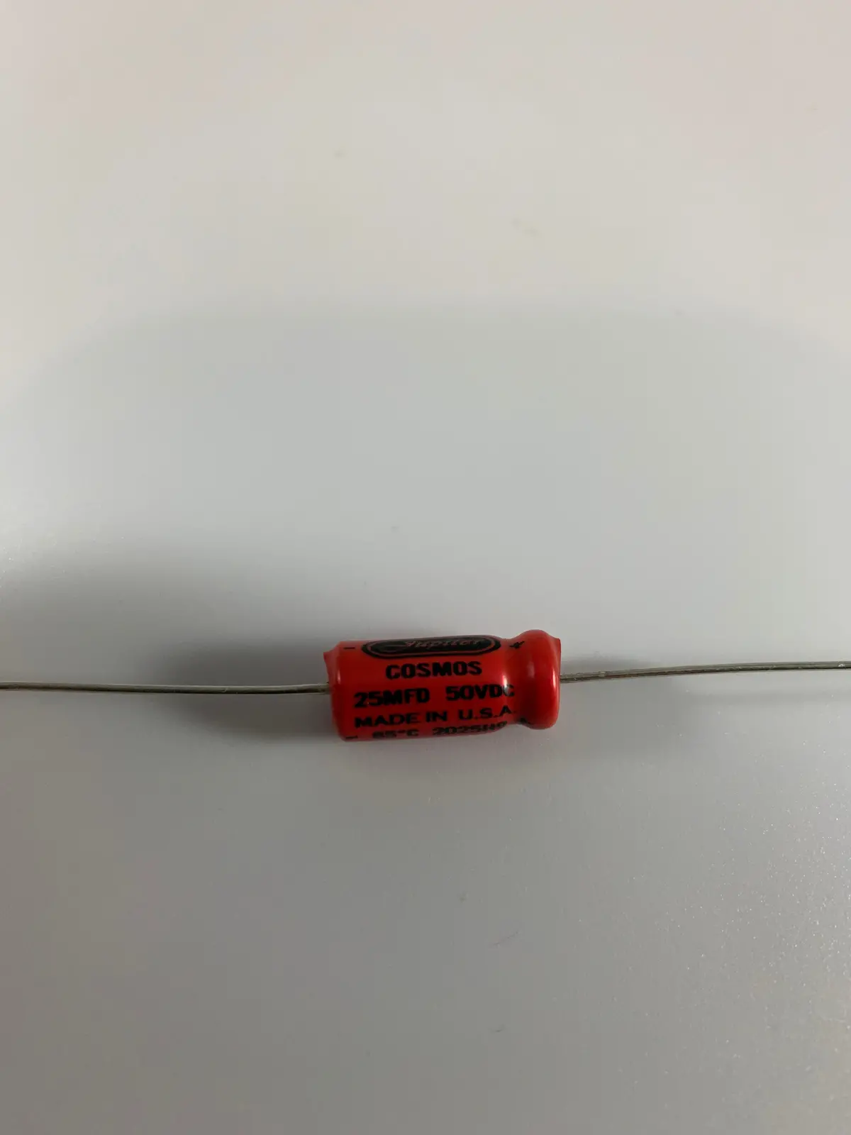 Jupiter Condenser - 25Mfd @ 50V "Cosmos" Electrolytic Axial Capacitor 1