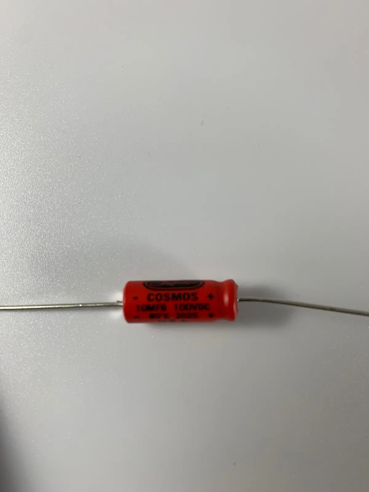 Jupiter Condenser - 10Mfd @ 500V "Cosmos" Electrolytic Axial Capacitor 1