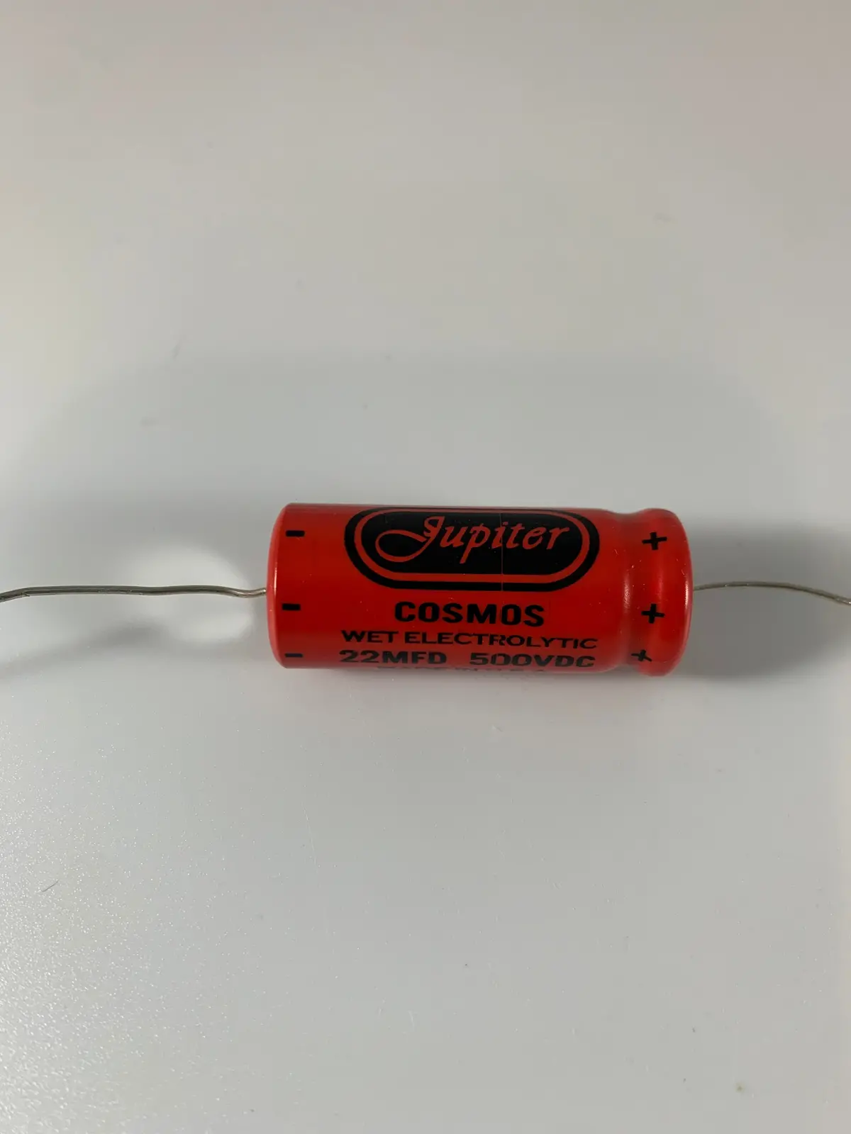 Jupiter Condenser - 22Mfd @ 500V "Cosmos" Electrolytic Axial Capacitor 1
