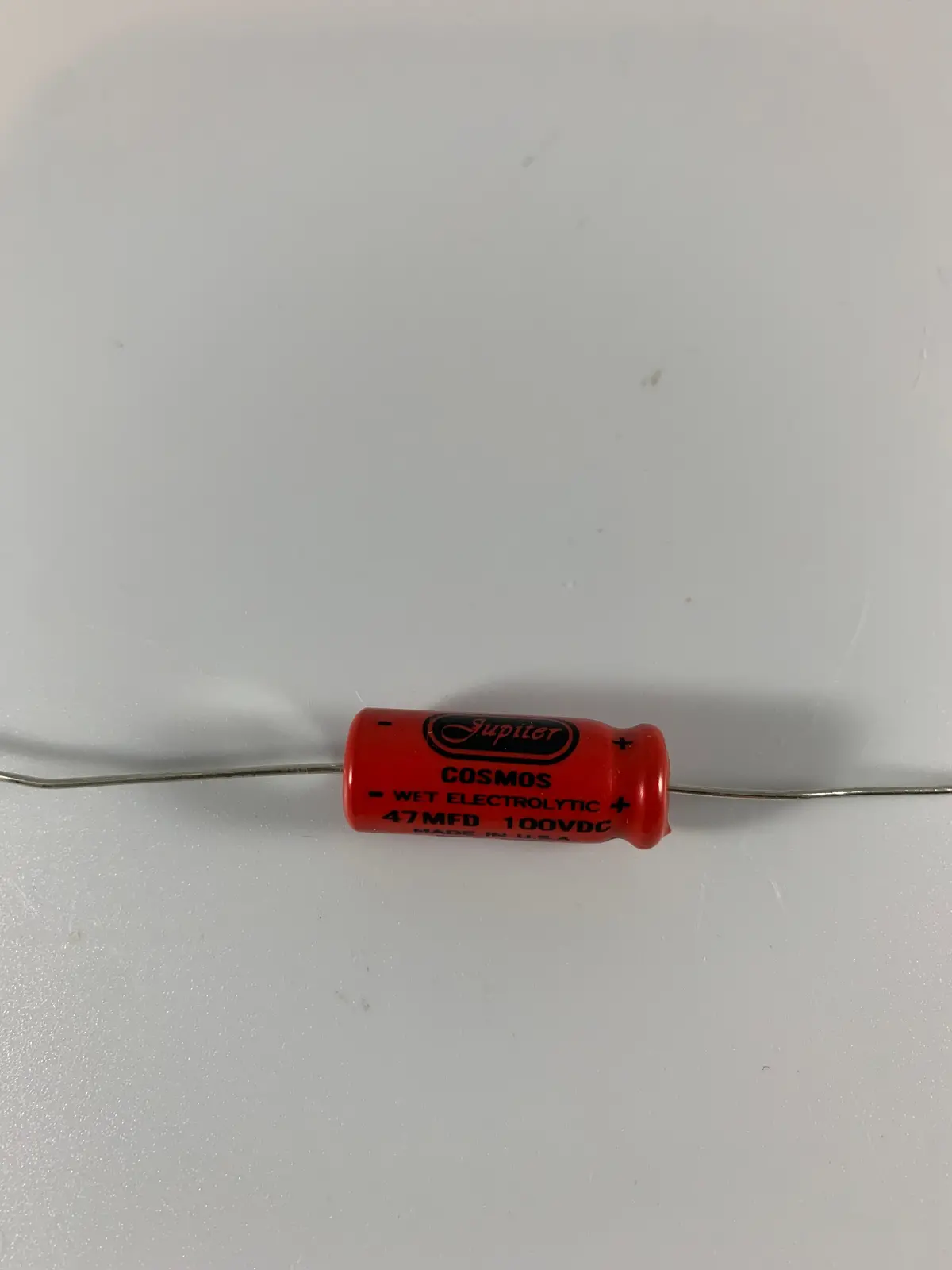 Jupiter Condenser - 47Mfd @ 100V "Cosmos" Electrolytic Axial Capacitor 1