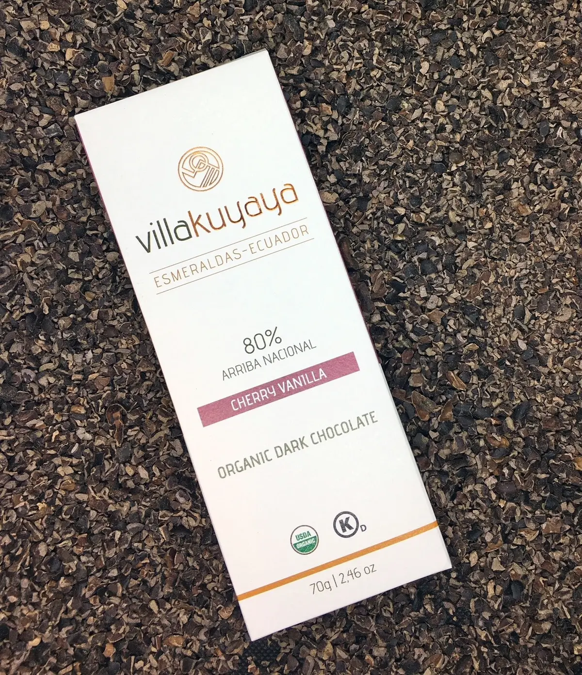 Villakuyaya Organic Dark Chocolate Cherry Vanilla 80% (10 Pack) 2