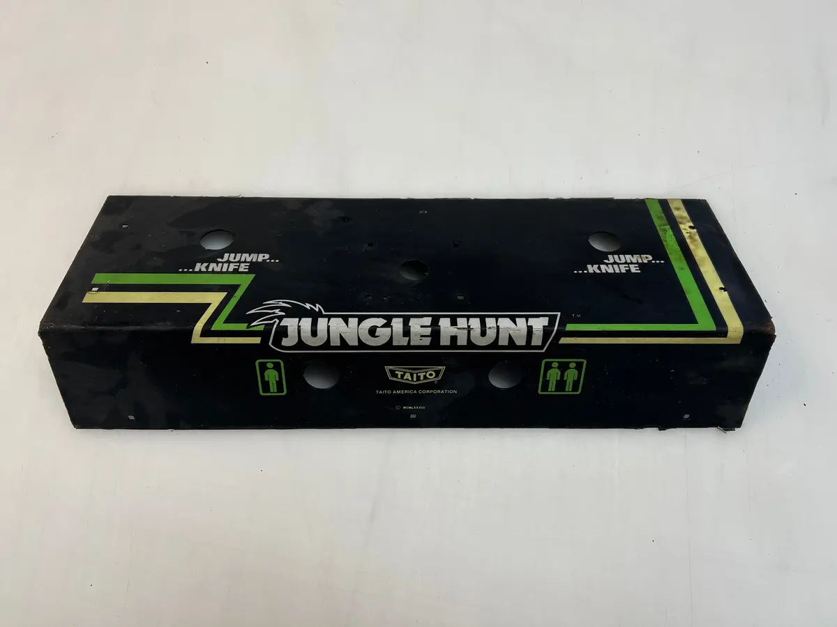 Jungle Hunt Metal Control Panel For Taito Cab 1